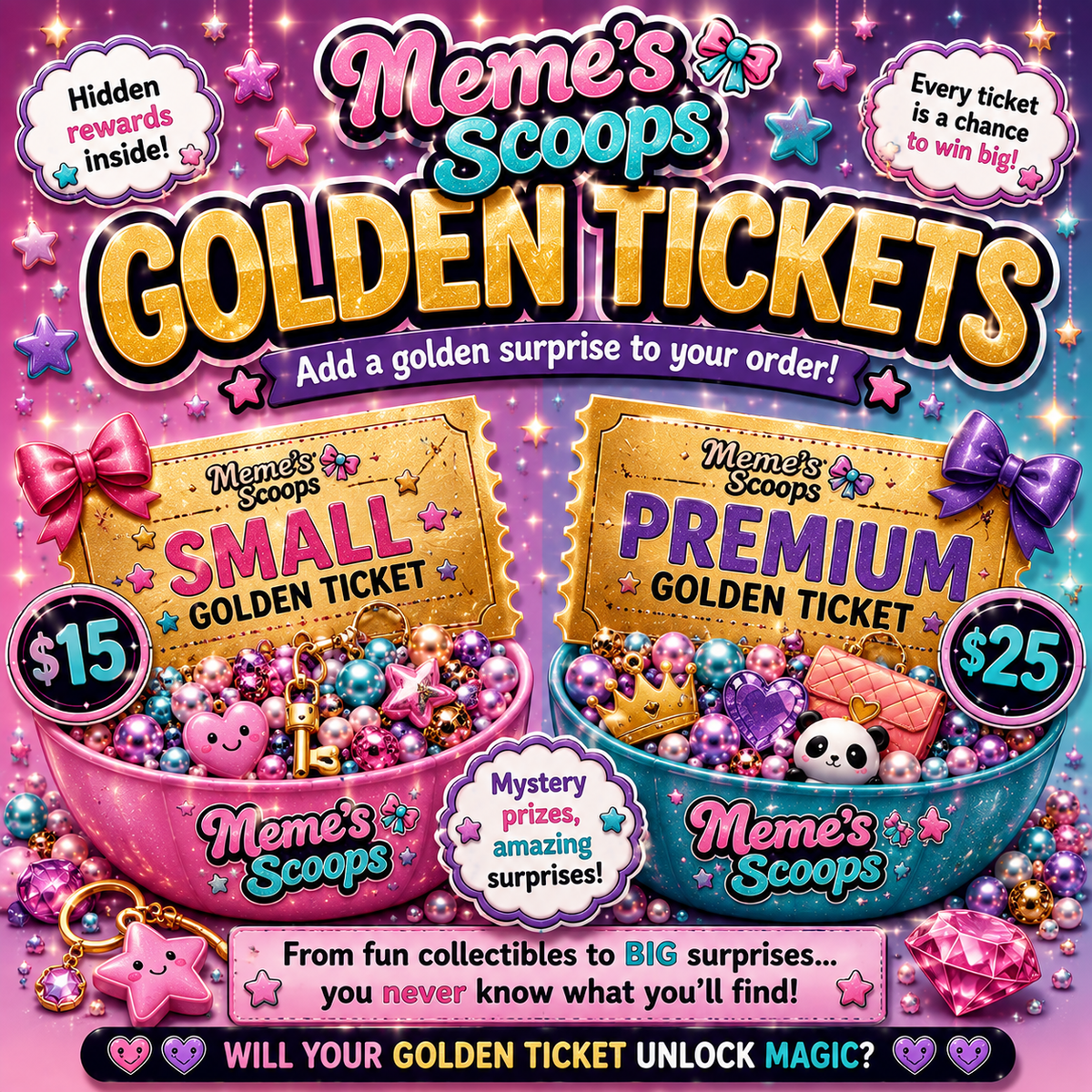 🎟️ Golden Tickets