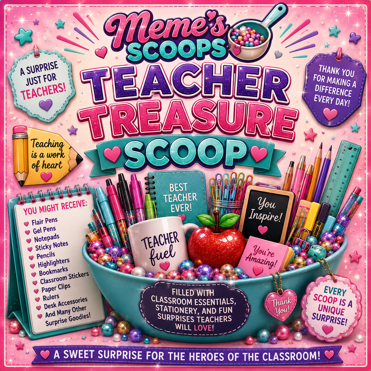 🍎 Teacher Treasure Scoop 📚